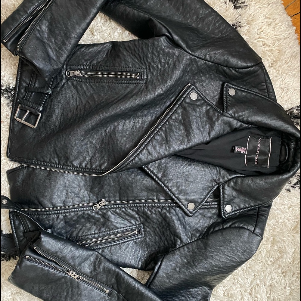 Victoria’s Secret leather jacket